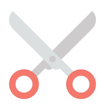  Makas vektör simgesi