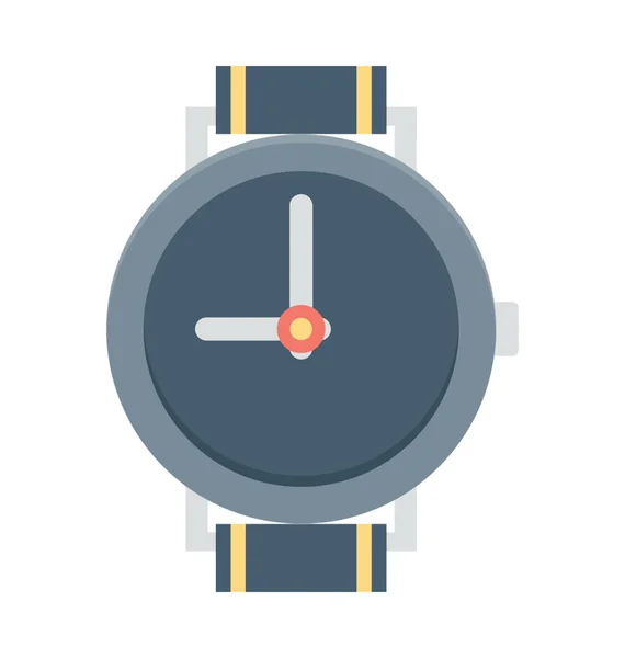 Icona del vettore orologio da polso — Vettoriale Stock