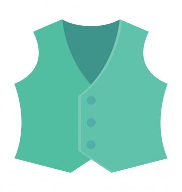  Yelek vektör simgesi