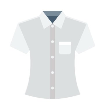  Gömlek vektör simgesi