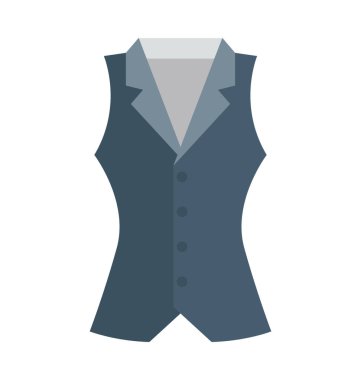  Yelek vektör simgesi