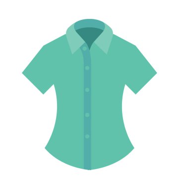  Gömlek vektör simgesi