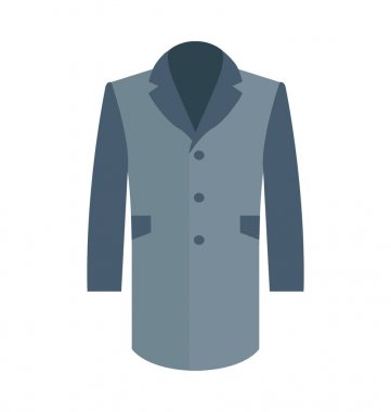  Trençkot vektör simgesi