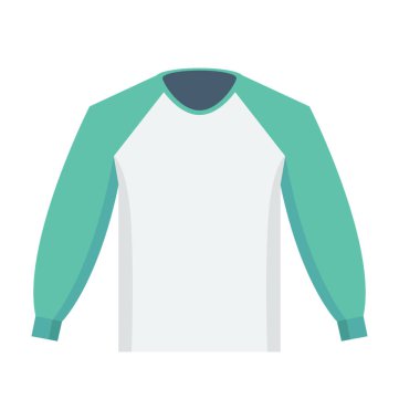  Kış gömlek vektör simgesi