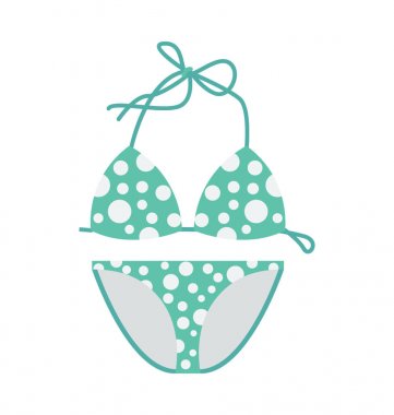  Bikini vektör simgesi