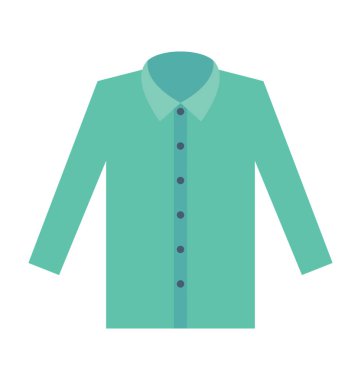 Gömlek vektör simgesi