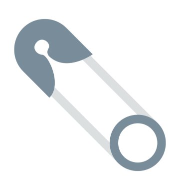  Güvenli iğne vektör simgesi