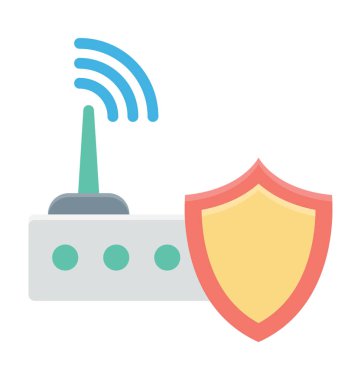  Internet güvenlik vektör simgesi