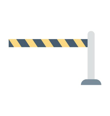  Manuel bariyer vektör simgesi