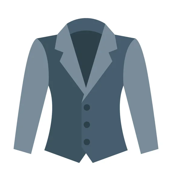 Ícone de vetor de casaco — Vetor de Stock