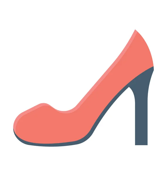 Topuklu ayakkabı vektör simgesi — Stok Vektör
