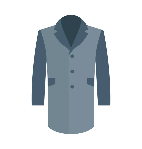 Trench Coat Vector Ícone —  Vetores de Stock