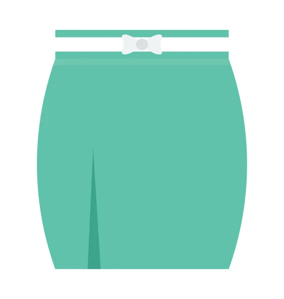 Skirt Vector Icon — Stock Vector