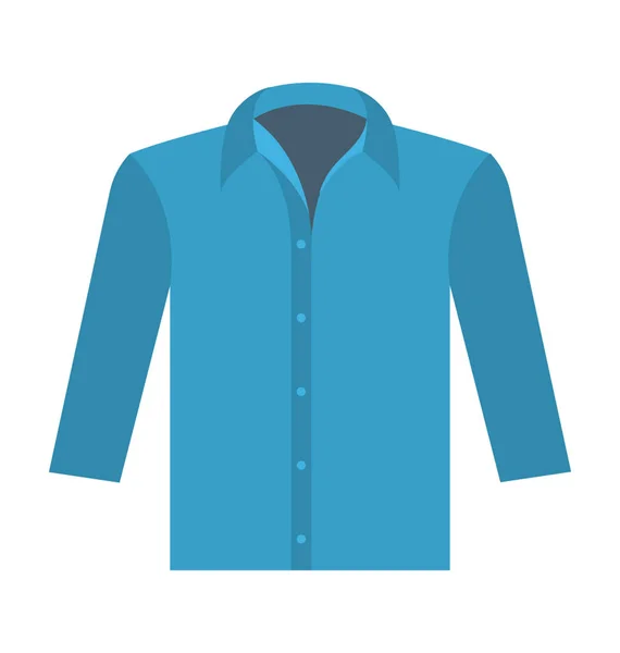 Vestido Camisa Vector Ícone — Vetor de Stock