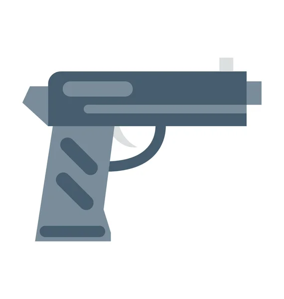 Pistola Vector Icono — Archivo Imágenes Vectoriales