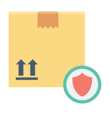  Yük koruma vektör simgesi