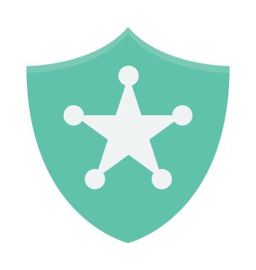  Koruma kalkanı vektör simgesi