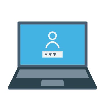  kullanıcı hesabı vektör simgesi