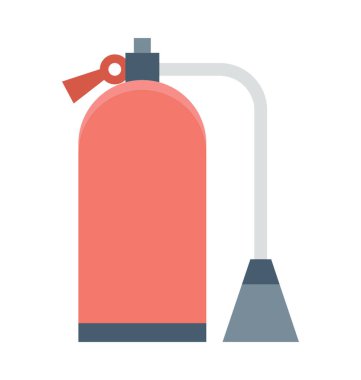  Yangın söndürme vektör simgesini ateşle