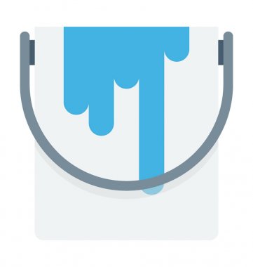  Boya kovası vektör simgesi