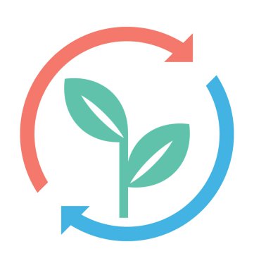  Yaprak Sync vektör simgesi 