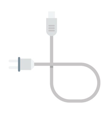  Jack kablo vektör simgesi 