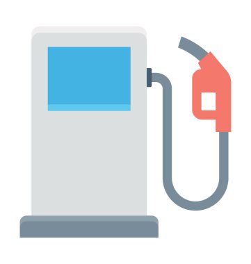  Yakıt istasyonu vektör simgesi