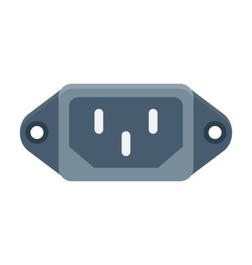  soket vektör simgesi