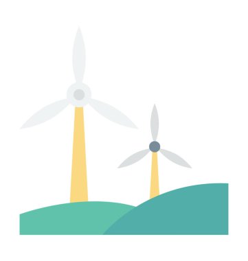  Yel değirmeni vektör simgesi