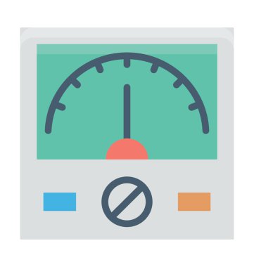  Voltmetre vektör simgesi