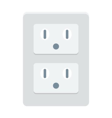  soket vektör simgesi