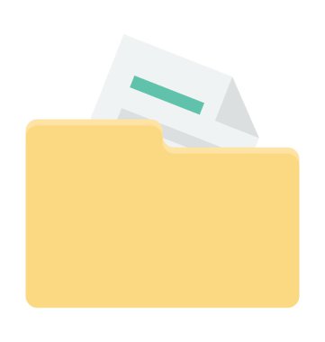  dosya dizinleri vektör simgesi