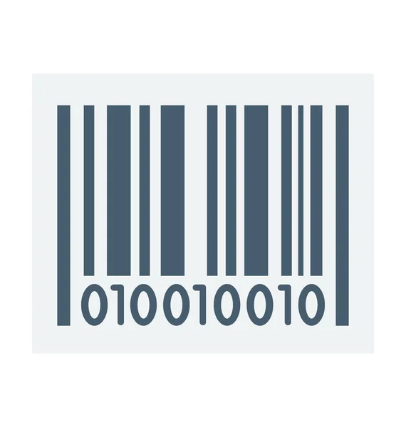 Barcode-Vektorsymbol — Stockvektor