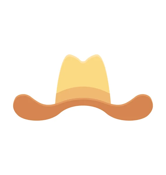 Chapeau de Cowboy Icône vectorielle — Image vectorielle