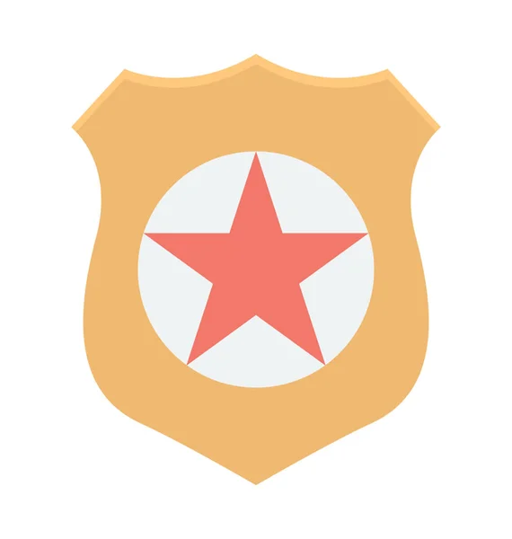 Protection Shield Vector Icon — Stock Vector