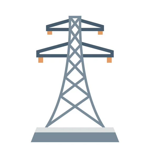 Pylon elektryczne wektor ikona — Wektor stockowy