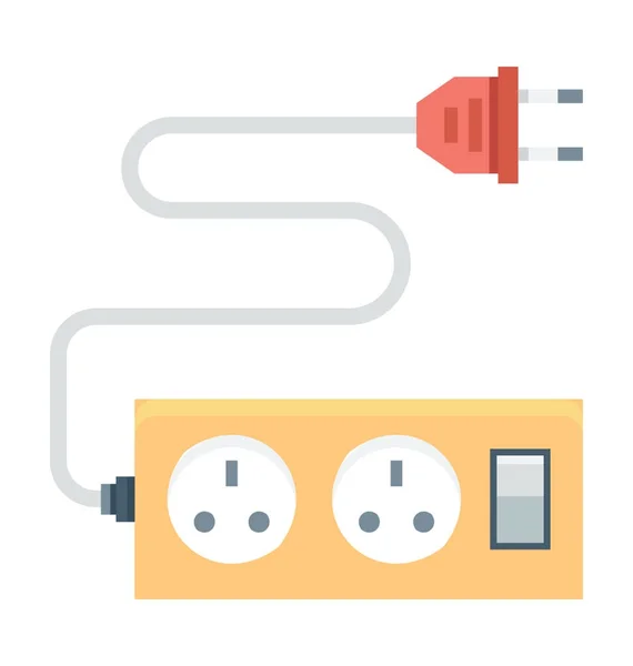 Extension Lead Vector Symbol — Stockvektor