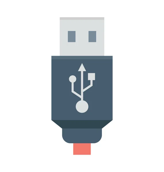 USB ikona wektor — Wektor stockowy