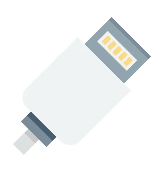 Usb icono de vector — Vector de stock