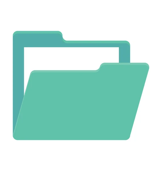Documentos Folder Vector Icon —  Vetores de Stock