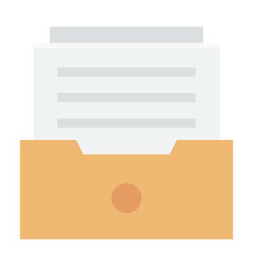  Dosya depolama vektör simgesi 