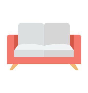  Kanepe vektör simgesi 