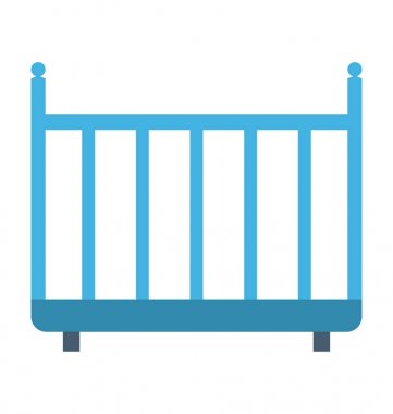  Bebek beşik vektör simgesi 