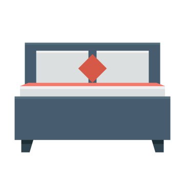  Yatak vektör simgesi