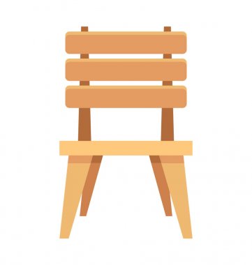 Sandalye vektör simgesi
