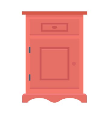  Güvenli Almirah vektör simgesi 