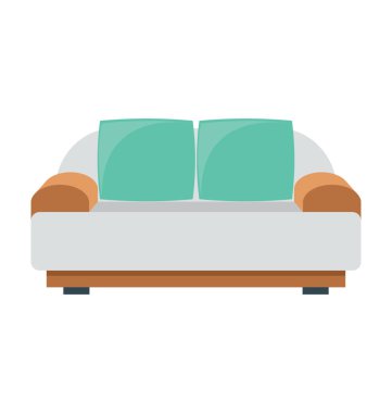  Kanepe vektör simgesi