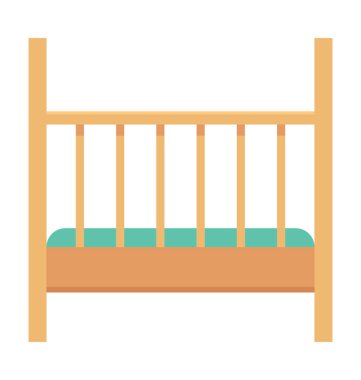  Bebek beşik vektör simgesi