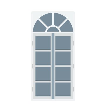  Ev pencere vektör simgesi 