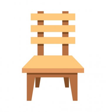  Sandalye vektör simgesi